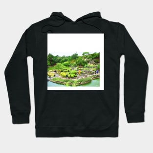 zen garden photograph ecopop in japanese style art Hoodie